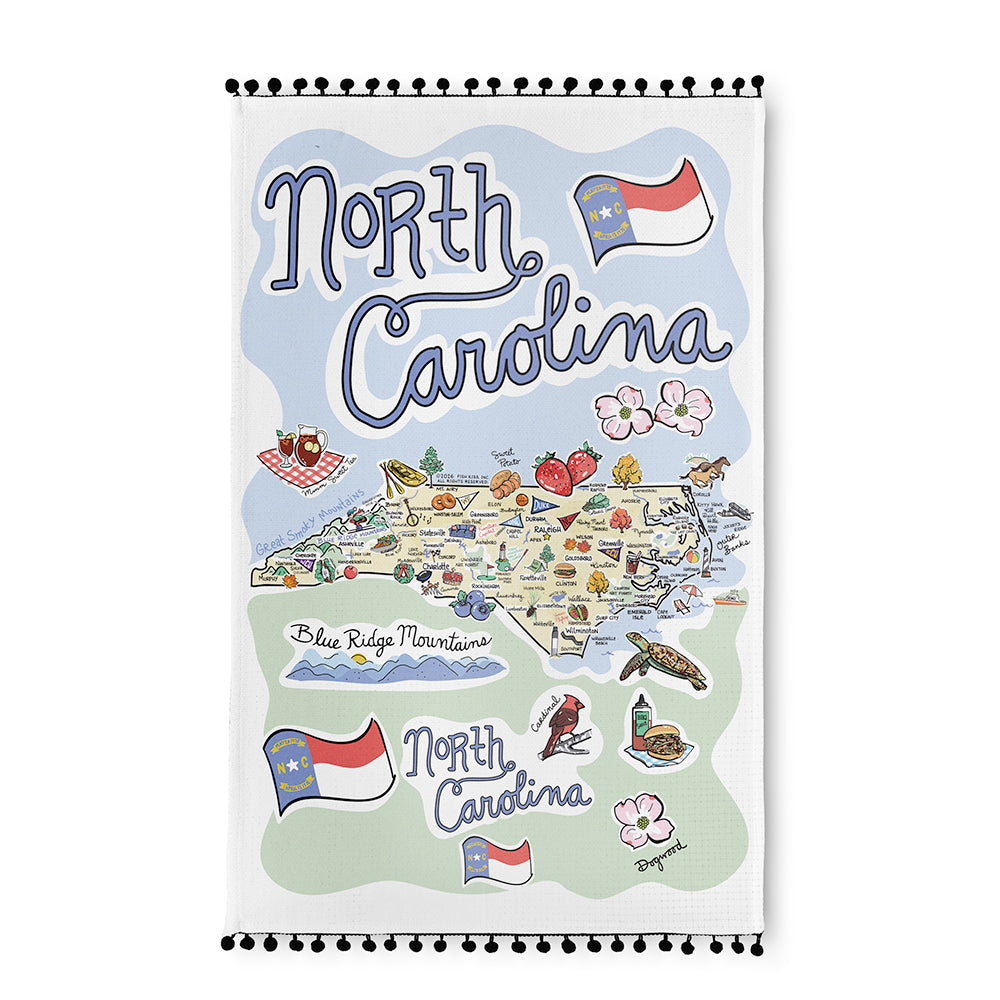 North Carolina Tea Towel