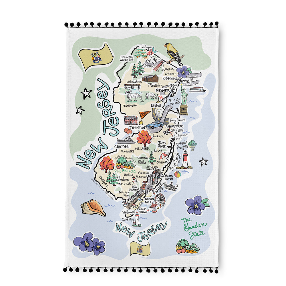 New Jersey Tea Towel