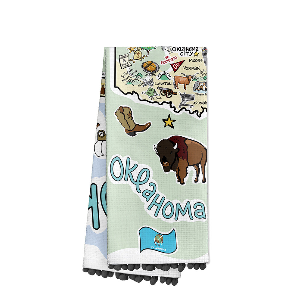 Oklahoma Tea Towel