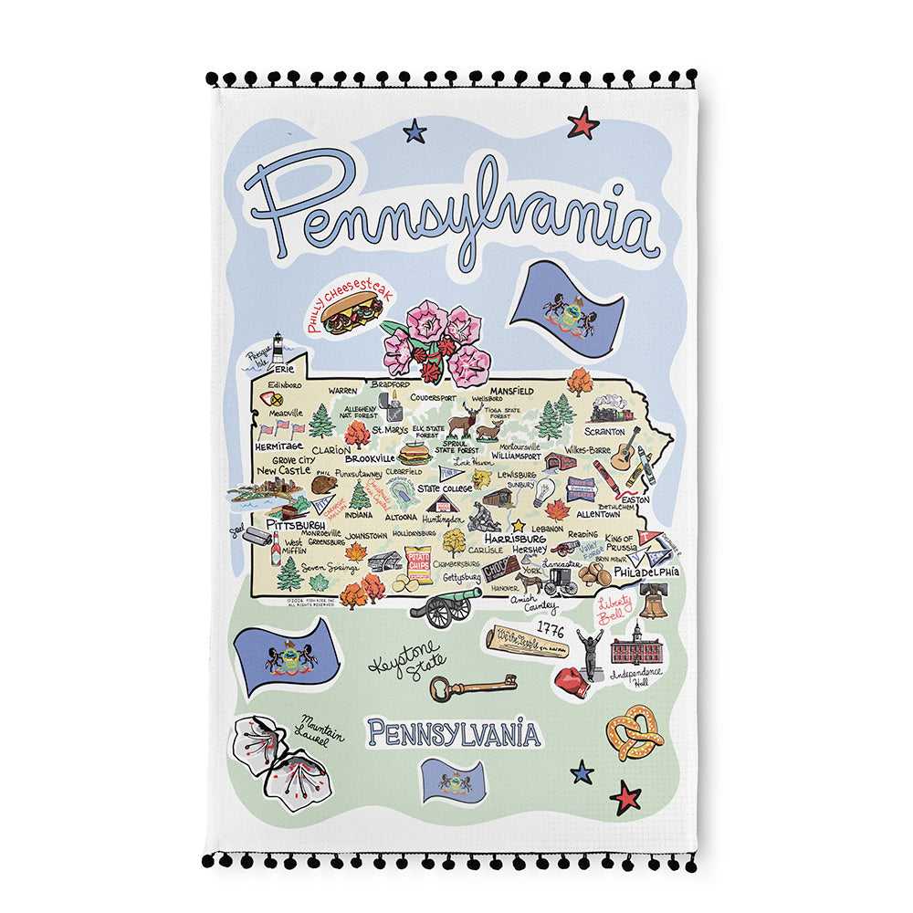 Pennsylvania Tea Towel