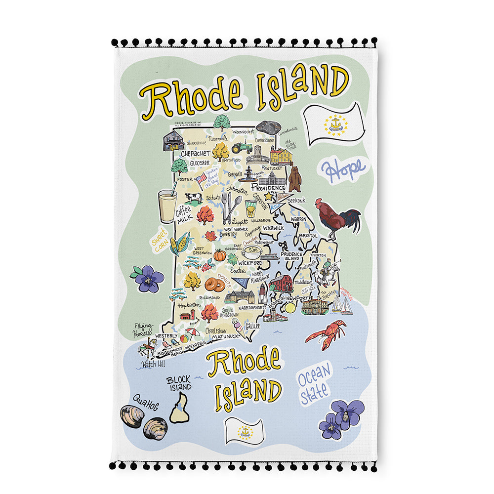 Rhode Island Tea Towel