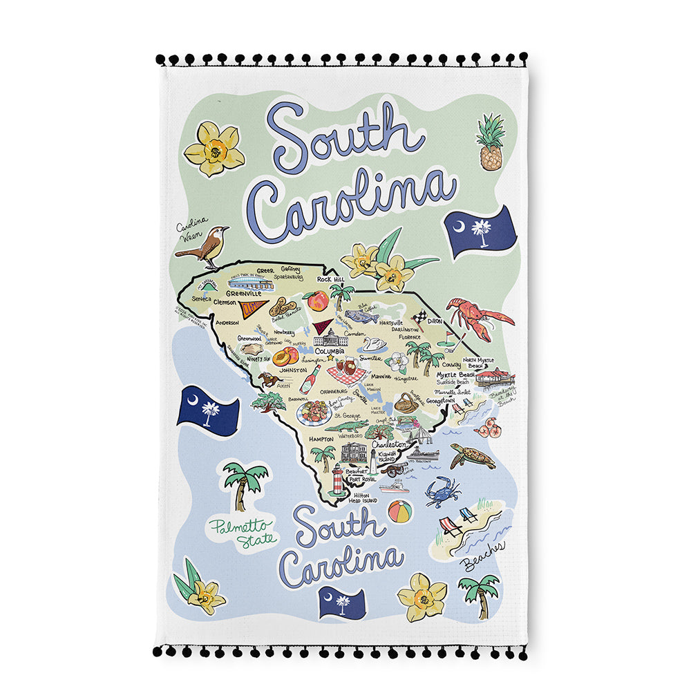 South Carolina Tea Towel
