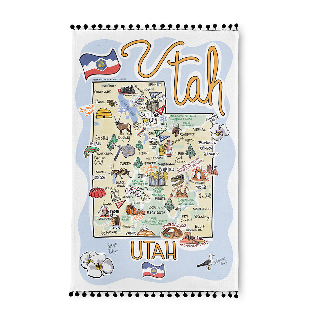 Utah Tea Towel