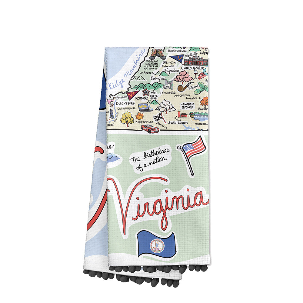 Virginia Tea Towel
