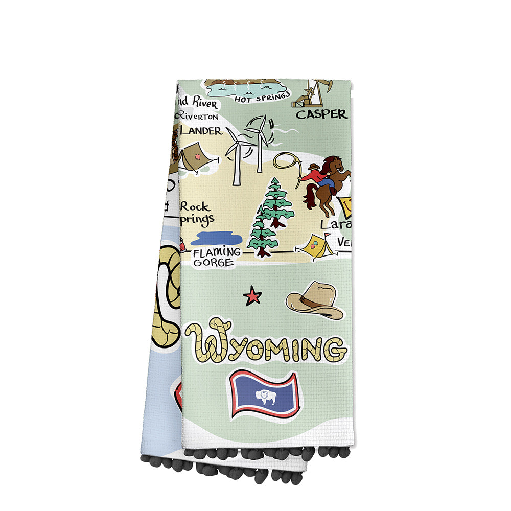 Wyoming Tea Towel