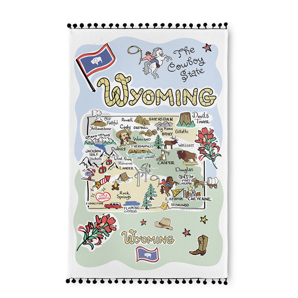 Wyoming Tea Towel