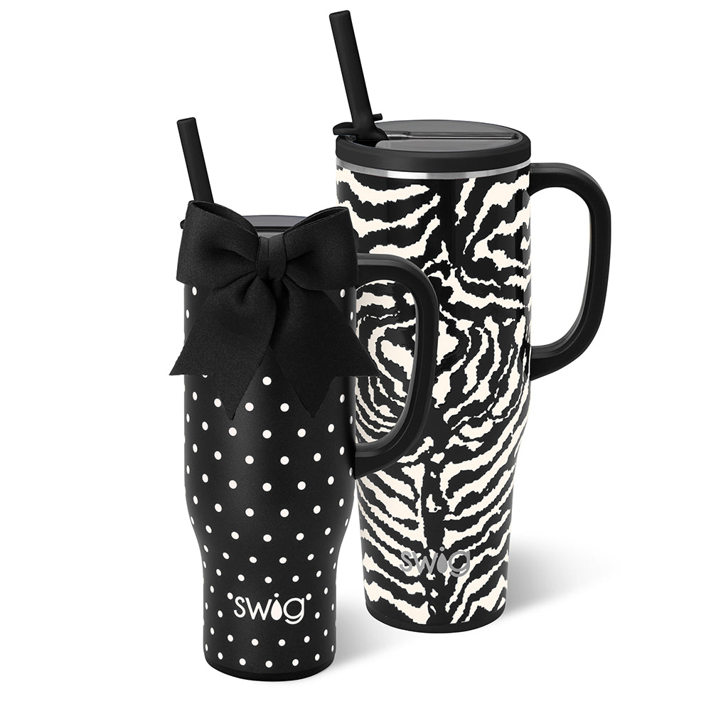Zebra + Polka Dots Mega Mug Bundle