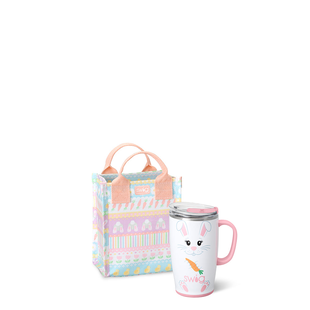 Bunny Trail Travel Mug 18oz Gift Set