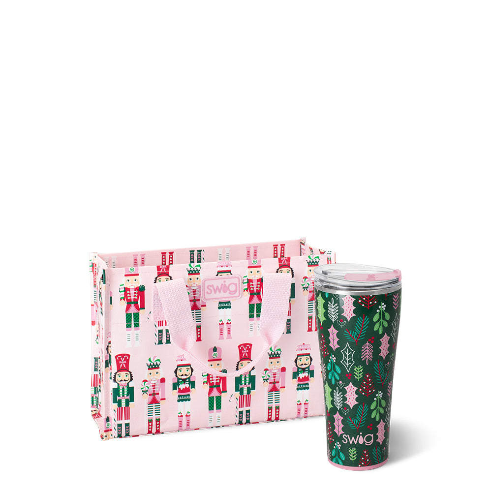 Merry Mistletoe + Sugar Plum Soldiers Tumbler Gift Set