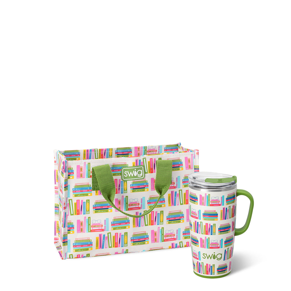 Book Club Travel Mug 22oz Gift Set