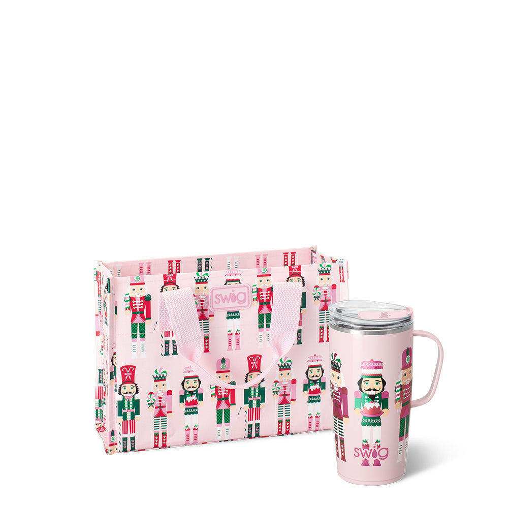 Sugar Plum Soldiers Travel Mug 22oz Gift Set