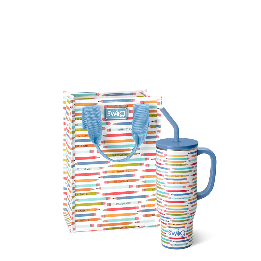 Teacher Life Mega Mug 30oz Gift Set