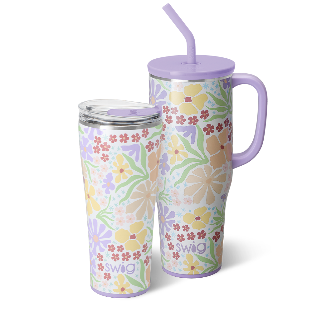 Swig Life Fresh Cut Mega Set including a 32oz Tumbler and a 40oz Mega Mug