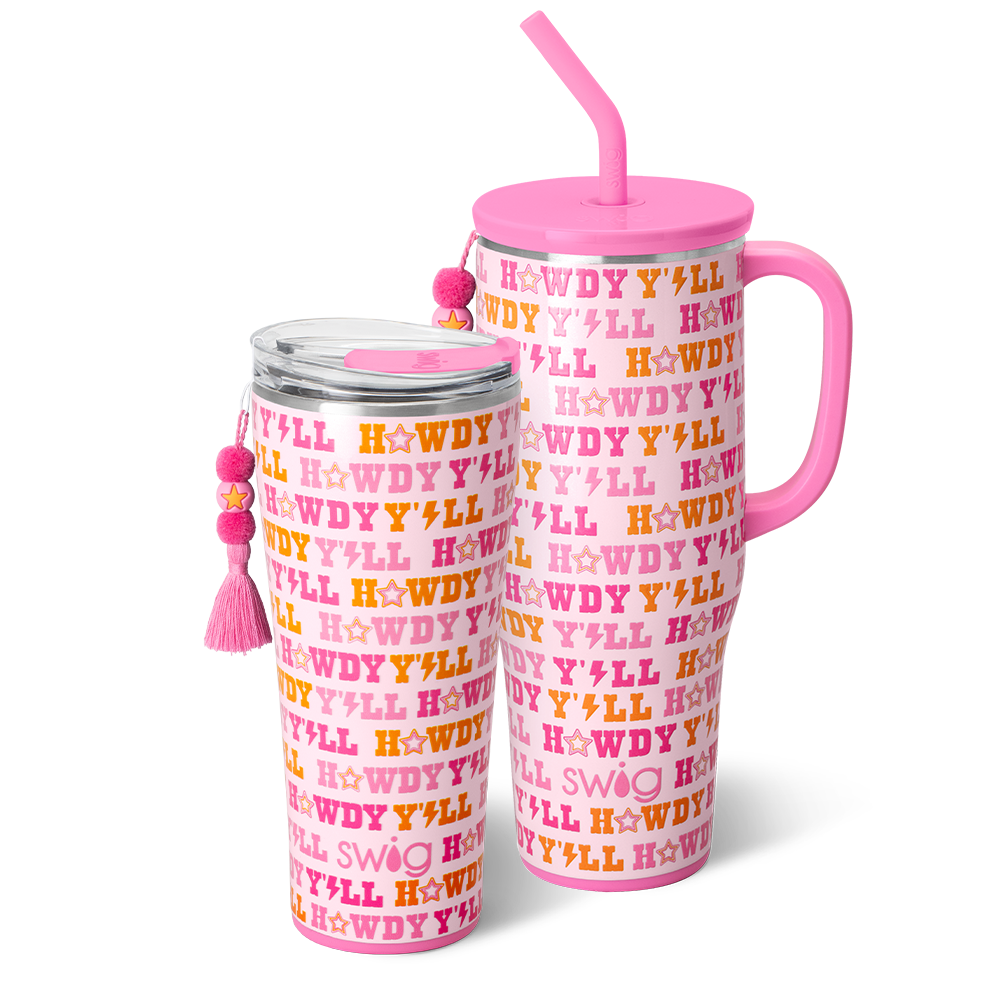 Swig Life Howdy Y'all Mega Set including a 32oz Tumbler and a 40oz Mega Mug