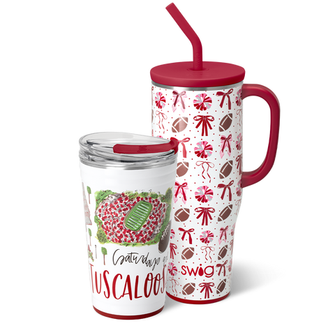 Crimson Slim Tumbler 12oz