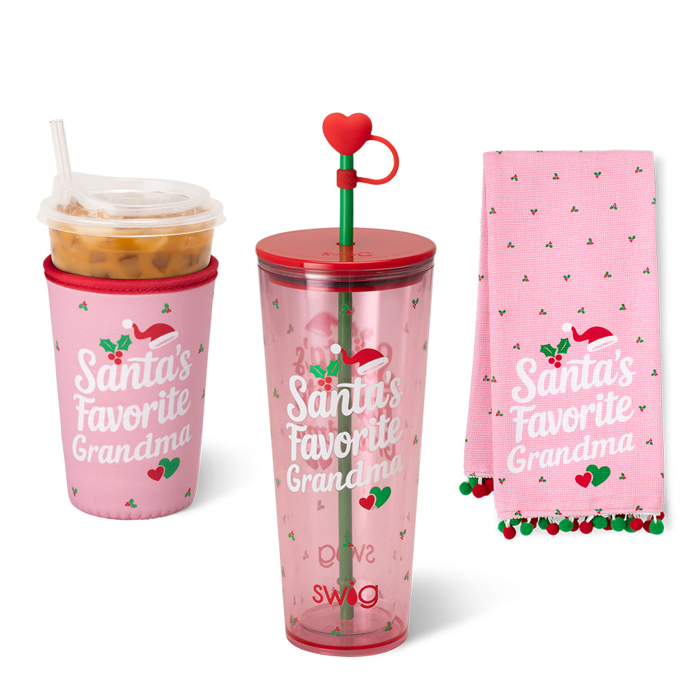 Santa's Favorite Grandma Holiday Trio