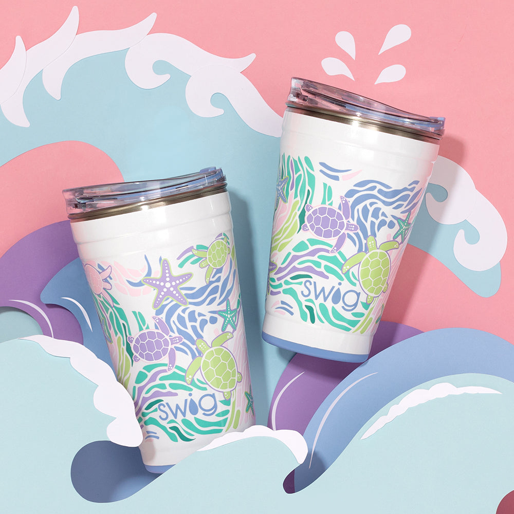 Sea Swirl Party Cup 18oz