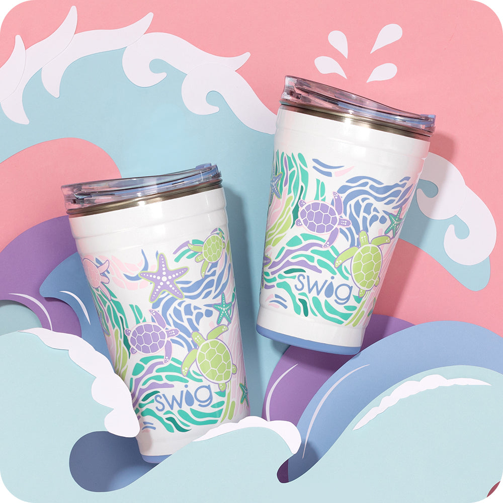 Sea Swirl Party Cup 18oz