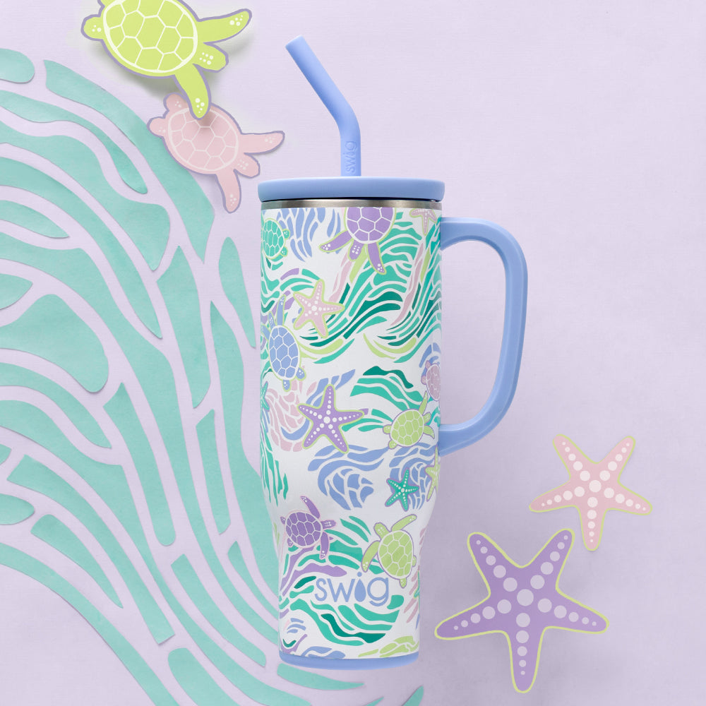 Sea Swirl Mega Mug 30oz