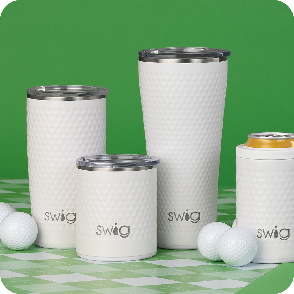 White Golf Ball Tumbler 22oz