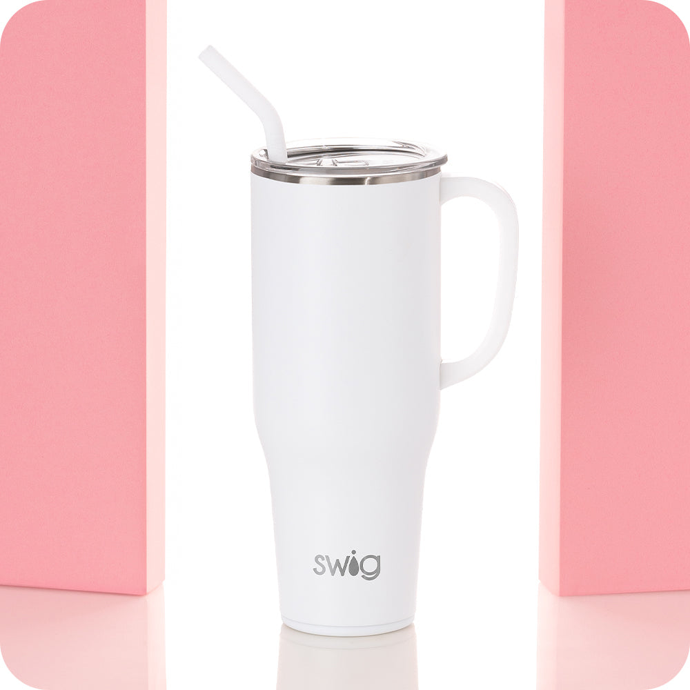 White Mega Mug 40oz