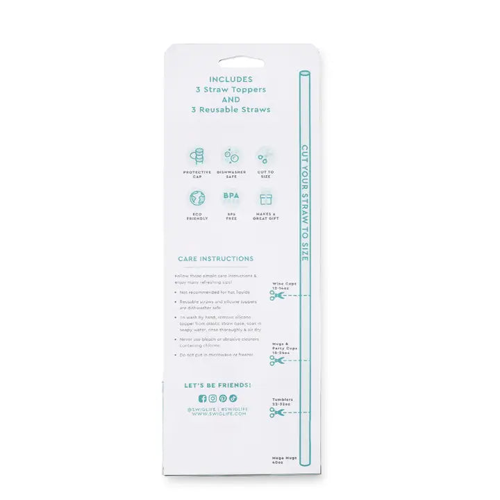 Tee It Up Straw Topper Set