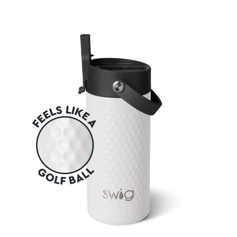 Swig Life Insulated Golf 12oz Flip + Sip Slim Tumbler feels like a golf ball
