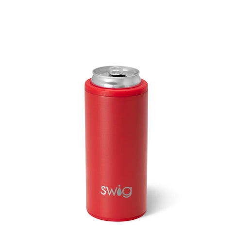 Crimson Skinny Can Cooler 12oz