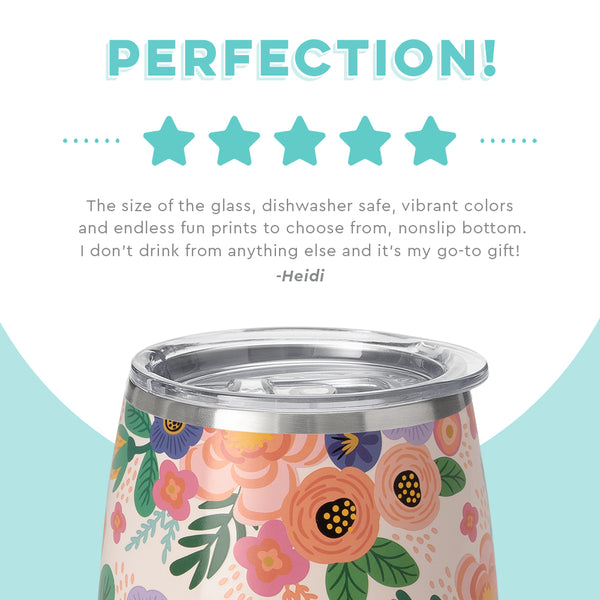 Swig Life customer review on 14oz Full Bloom Stemless Wine Cup - Perfection