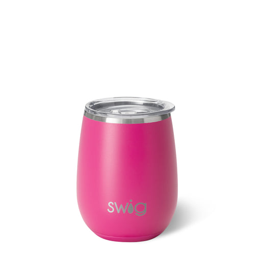 Swig Life 14oz Hot Pink Insulated Stemless Wine Cup
