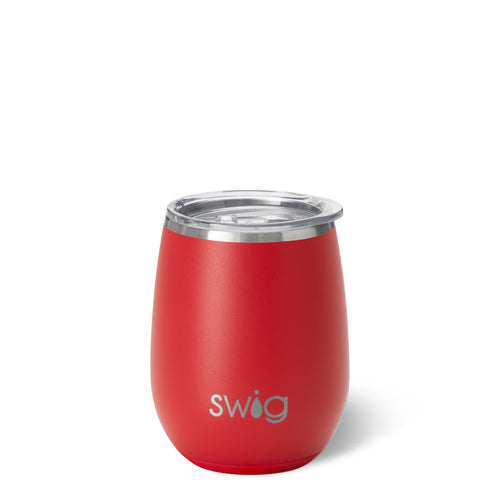 Swig Life 14oz Red Insulated Stemless Wine Cup