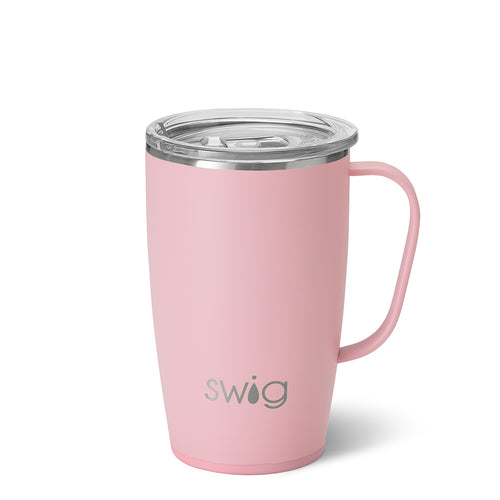 Swig Life 18oz Blush Insulated Travel Mug with Handle