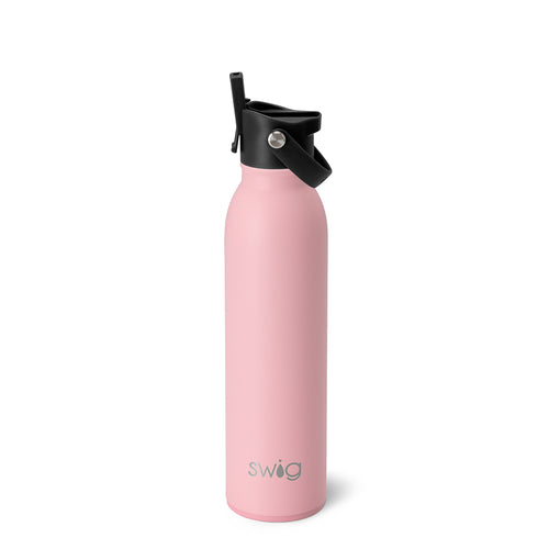 Swig Life 20oz Blush Insulated Flip + Sip Cap Water Bottle
