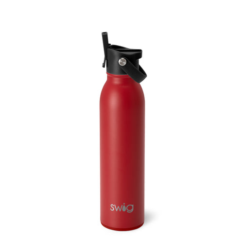 Swig Life 20oz Crimson Insulated Flip + Sip Cap Water Bottle