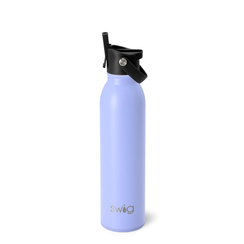 Swig Life 20oz Hydrangea Insulated Flip + Sip Cap Water Bottle