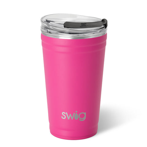 Hot Pink Can + Bottle Cooler 12oz