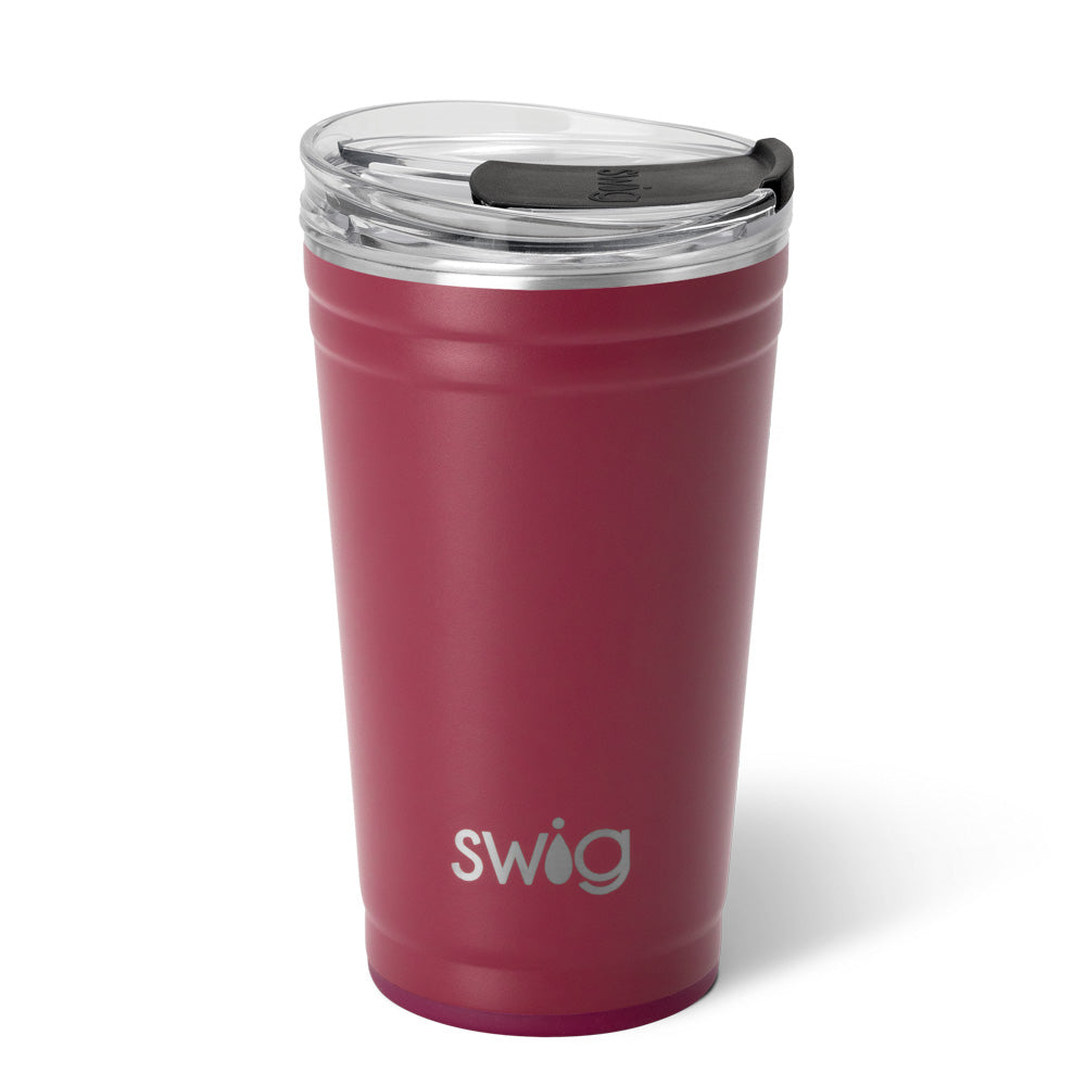 Swig Life 24oz Maroon Insulated Party Cup