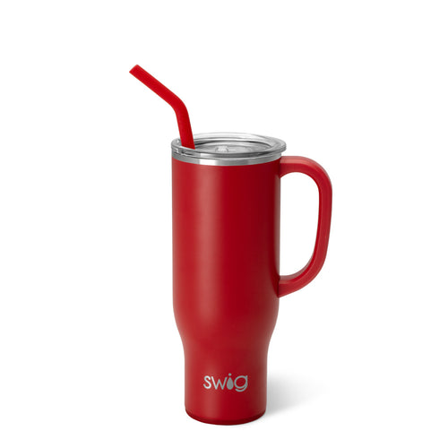 Swig Life 30oz Crimson Insulated Mega Mug with Handle