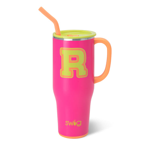 Neon Lime/Orange/Berry Reusable Straw Set (Mega Mugs)