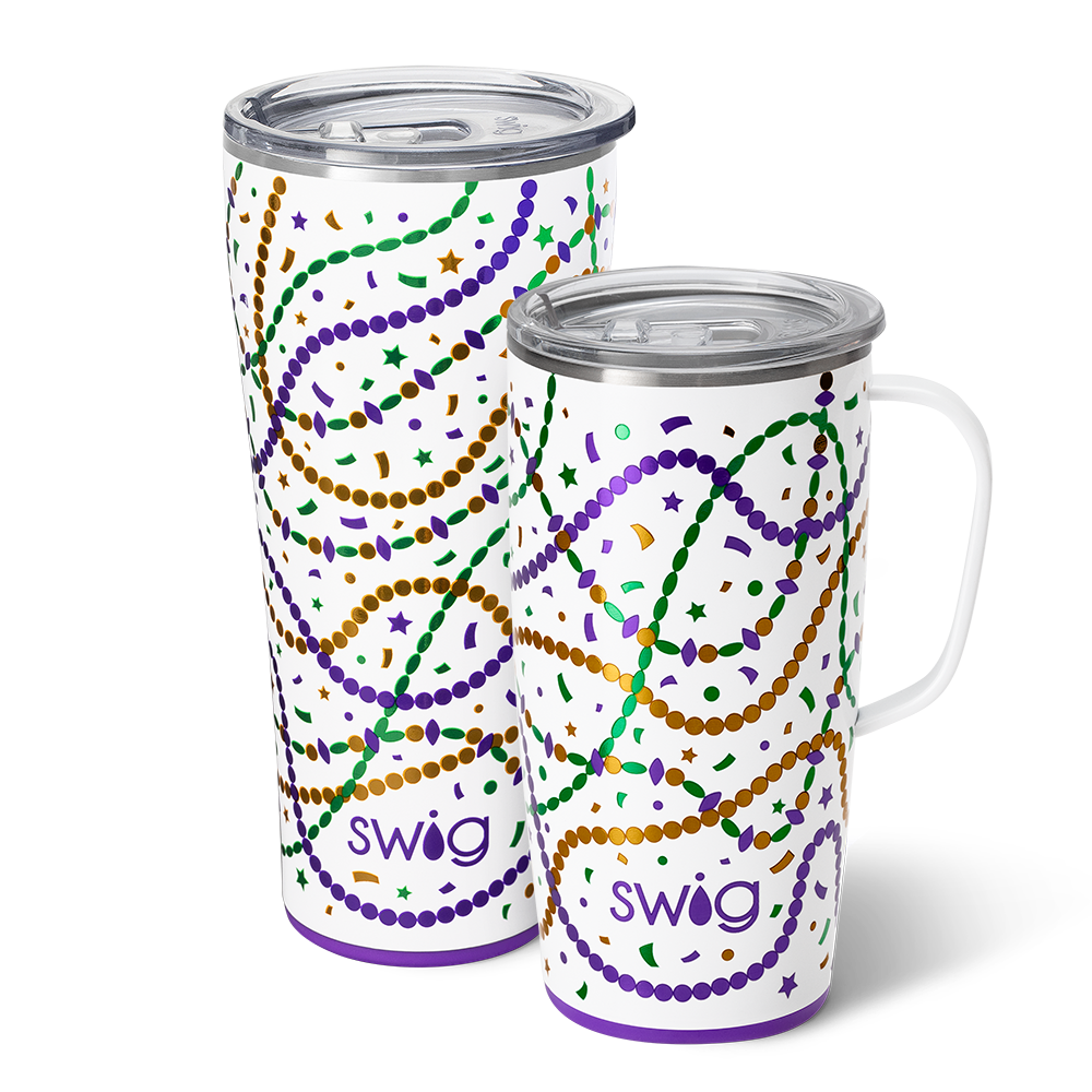 Swig Life Hey Mister XL Set including a 22oz Hey Mister Travel Mug and a 32oz Hey Mister Tumbler
