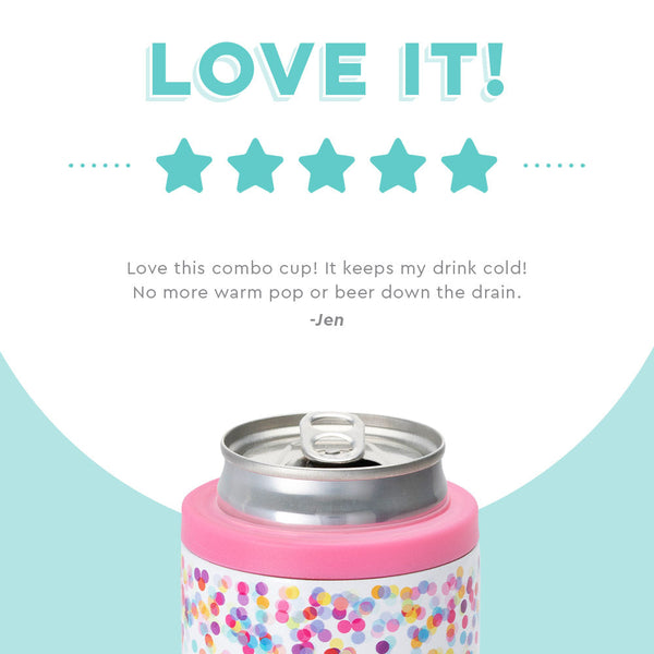 Swig Life customer review on 12oz Confetti Can + Bottle Cooler - Love it