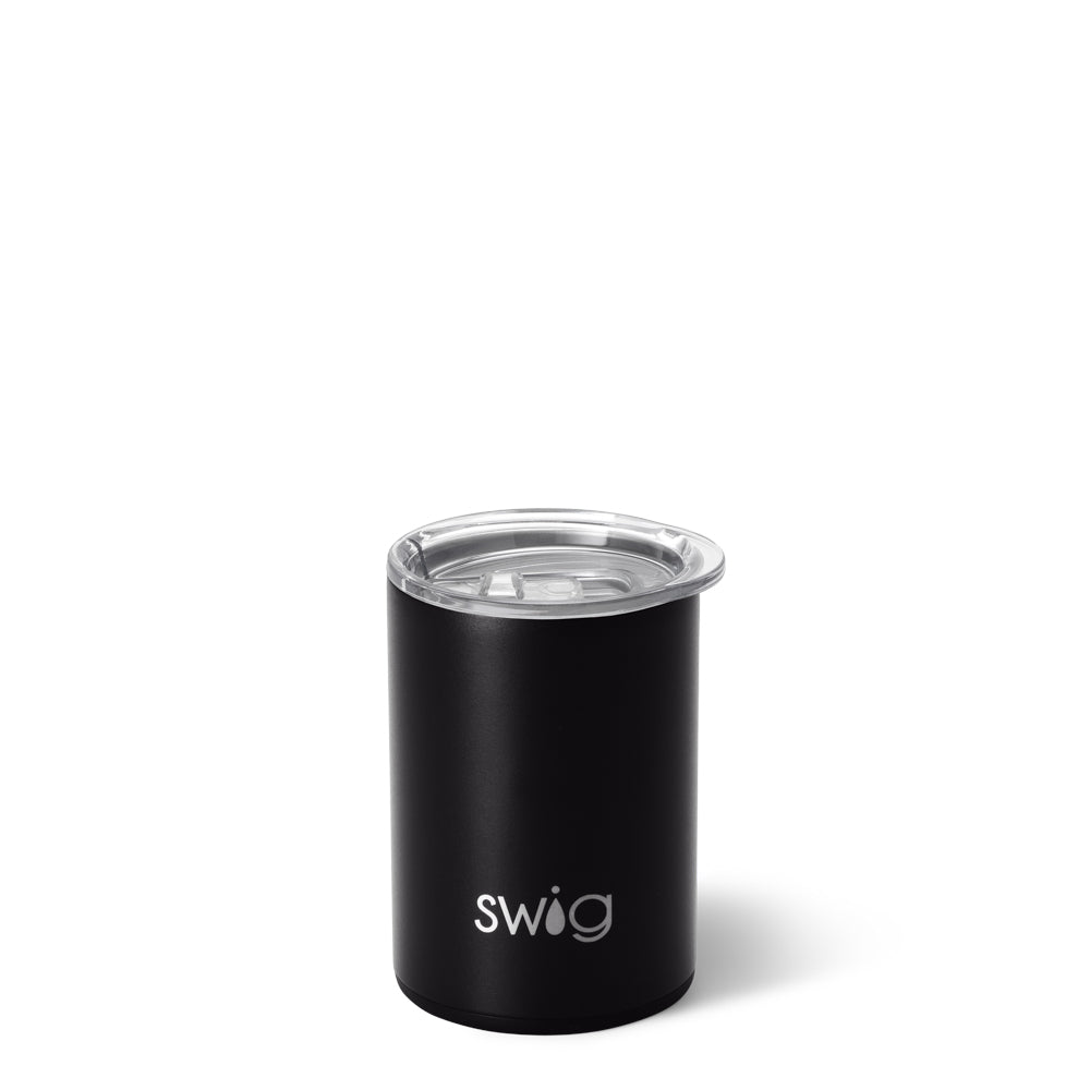 Swig Life 12oz Black Insulated Short Tumbler