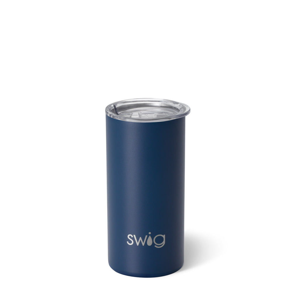 Swig Life 12oz Navy Insulated Slim Tumbler