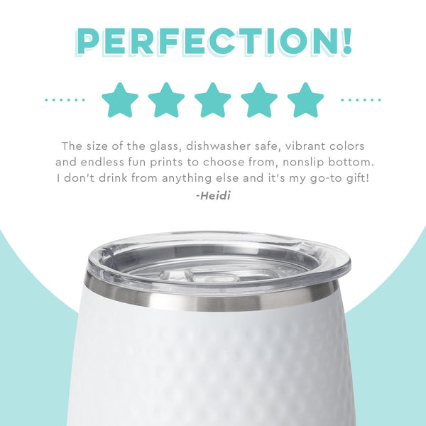 Swig Life customer review on 14oz Golf Partee Stemless Wine Cup - Perfection