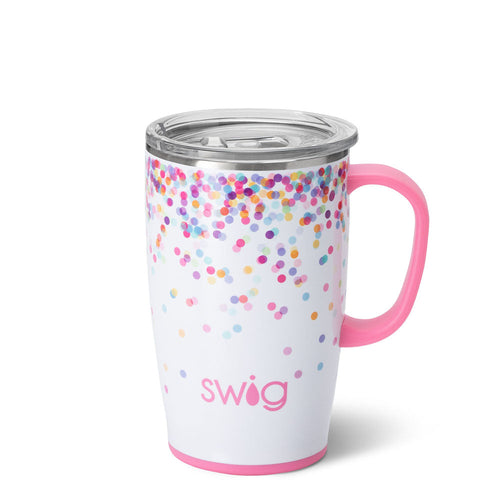 Swig Life 18oz Confetti Insulated Travel Mug with Handle