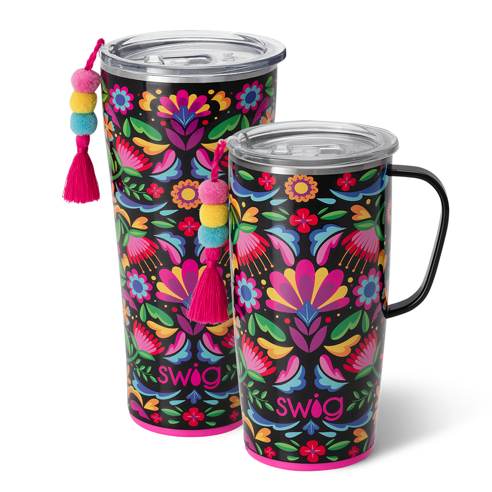 Swig Life Caliente XL Set including a 22oz Caliente Travel Mug and a 32oz Caliente Tumbler