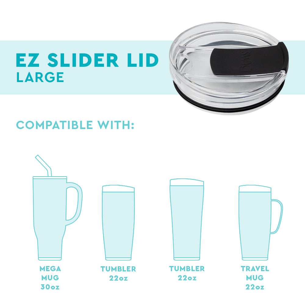 Swig Life Black Large EZ Slider Lid fit guide