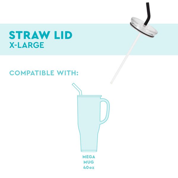Swig Life X-Large Straw Lid fit guide compatible with 40oz Mega Mugs