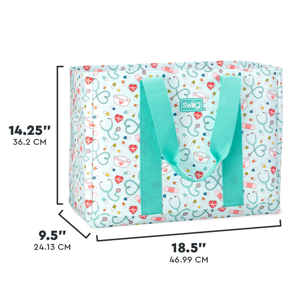 SCRUB LIFE Jumbo Tote Bag - Thumbnail 2