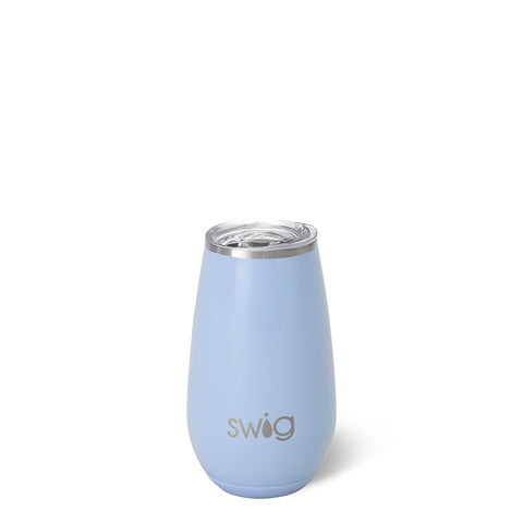 Shimmer Bubblegum Stemless Flute 6oz